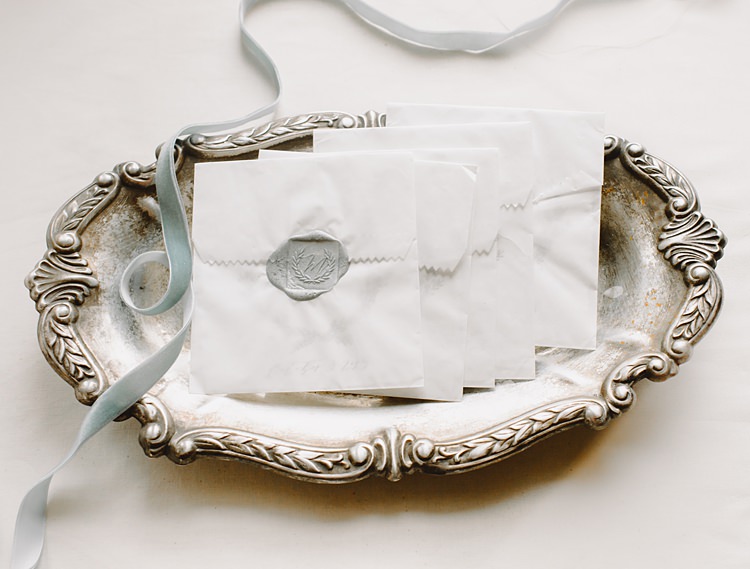Favours Wax Seal Moody Edwardian Winter Wedding Inspiration http://landmhewitt.com/