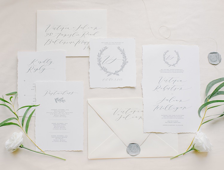 Stationery Calligraphy Moody Edwardian Winter Wedding Inspiration http://landmhewitt.com/