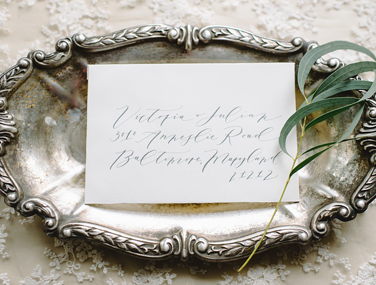 Calligraphy Moody Edwardian Winter Wedding Inspiration http://landmhewitt.com/