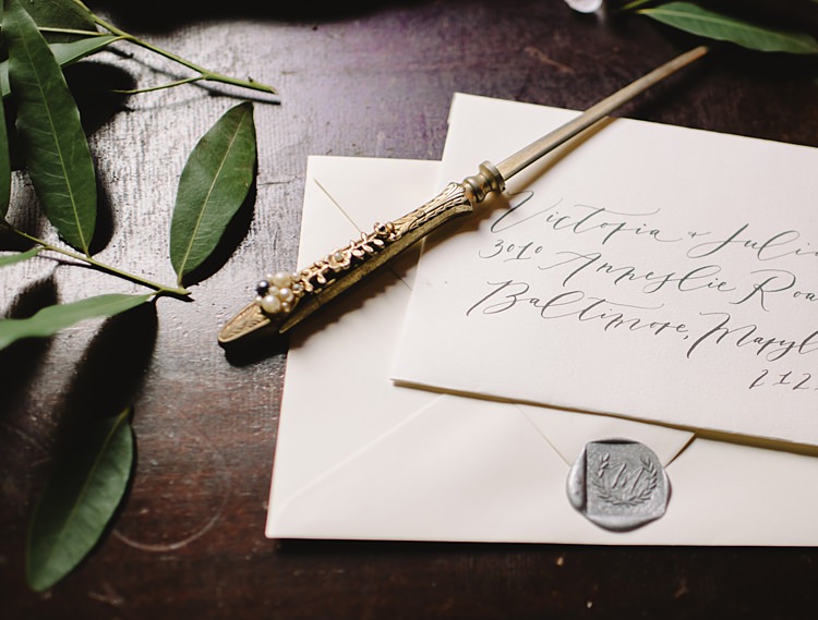 Stationery Moody Edwardian Winter Wedding Inspiration http://landmhewitt.com/