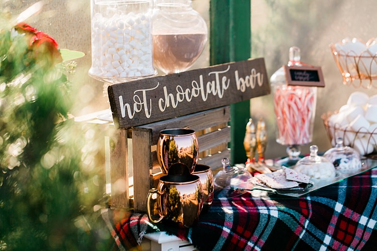 Autumn Inspiration Hot Chocolate Bar Tartan http://loriblythe.com/