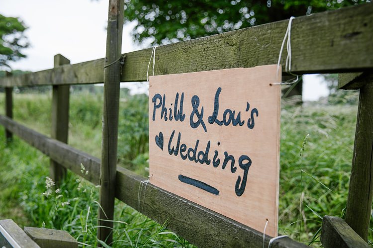 Wooden Sign Painted Graceful Country Cottage Garden Wedding https://katherineashdown.co.uk/