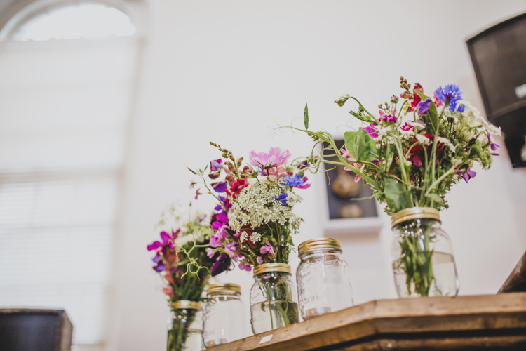 Jars Wild Flowers Decor Quaint Floral Antique Rustic Wedding http://www.larissajoice.co.uk/