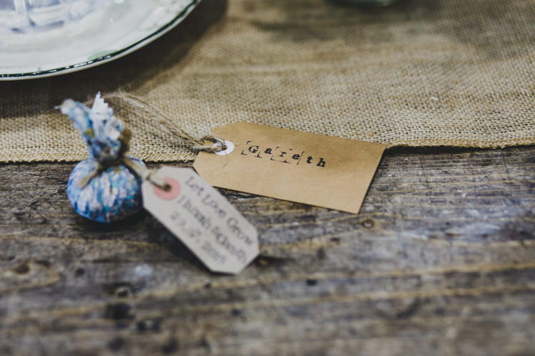 Seed Favours Bombs Bags Luggage Tag Quaint Floral Antique Rustic Wedding http://www.larissajoice.co.uk/