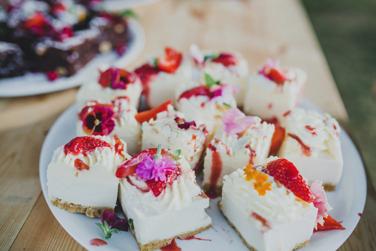 Cheese Cake Pudding Dessert Quaint Floral Antique Rustic Wedding http://www.larissajoice.co.uk/