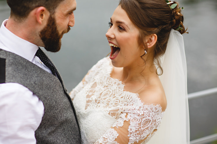 Industrial Rose Gold Dove Grey Greenery Wedding http://hbaphotography.com/