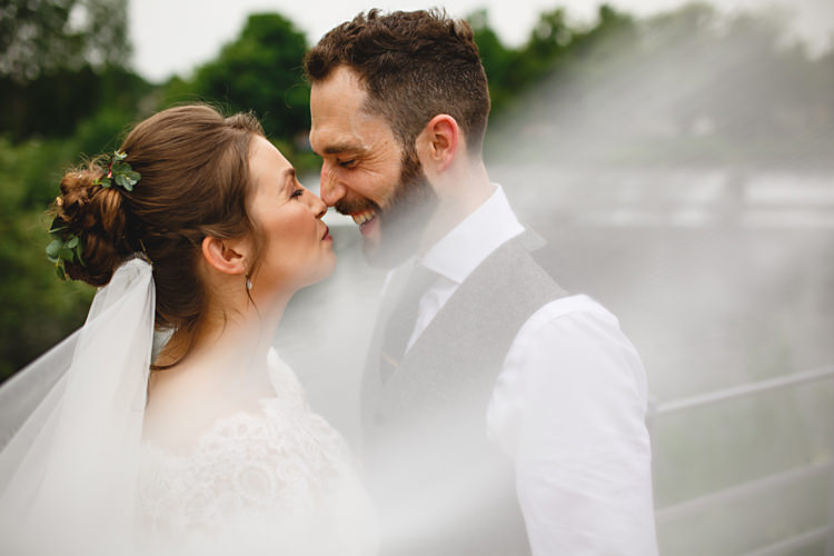 Industrial Rose Gold Dove Grey Greenery Wedding http://hbaphotography.com/