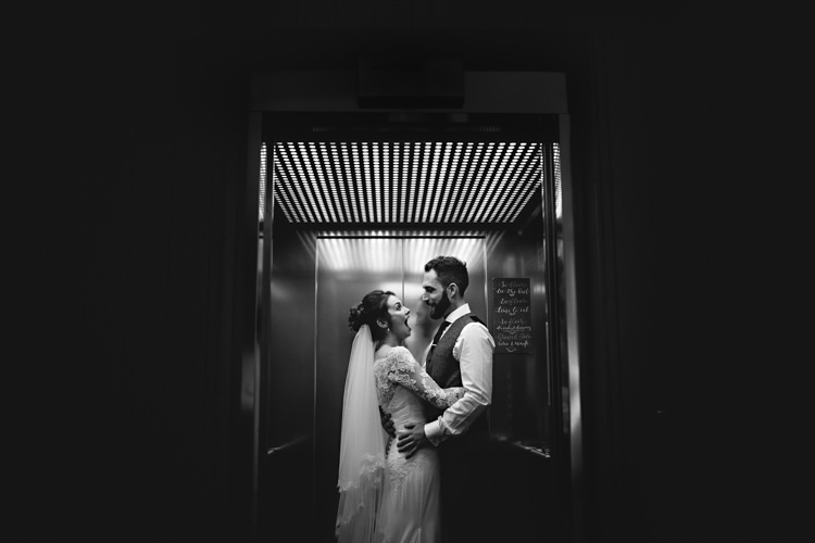 Industrial Rose Gold Dove Grey Greenery Wedding http://hbaphotography.com/