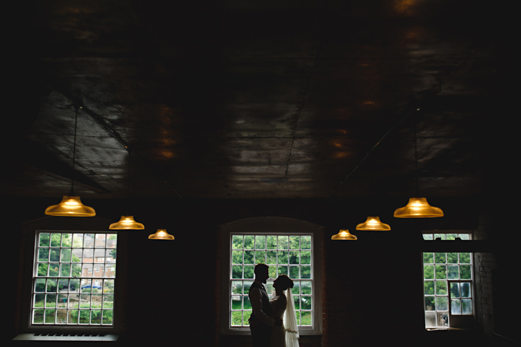 Industrial Rose Gold Dove Grey Greenery Wedding http://hbaphotography.com/