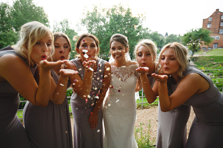 Industrial Rose Gold Dove Grey Greenery Wedding http://hbaphotography.com/