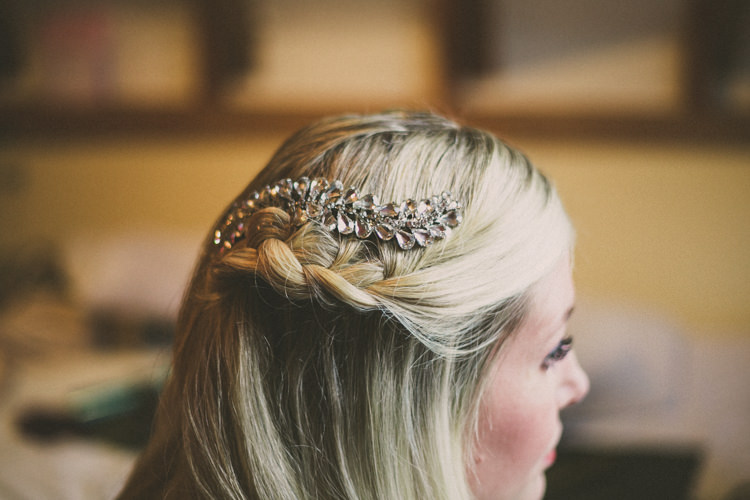 Hair Bride Bridal Accessory Braid Plait Woodland Farm Camp Wedding http://emmastonerweddings.com/