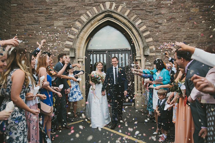 Confetti Throw DIY Pretty Pastel Tipi Wales Wedding http://www.mckinley-rodgers.co.uk/