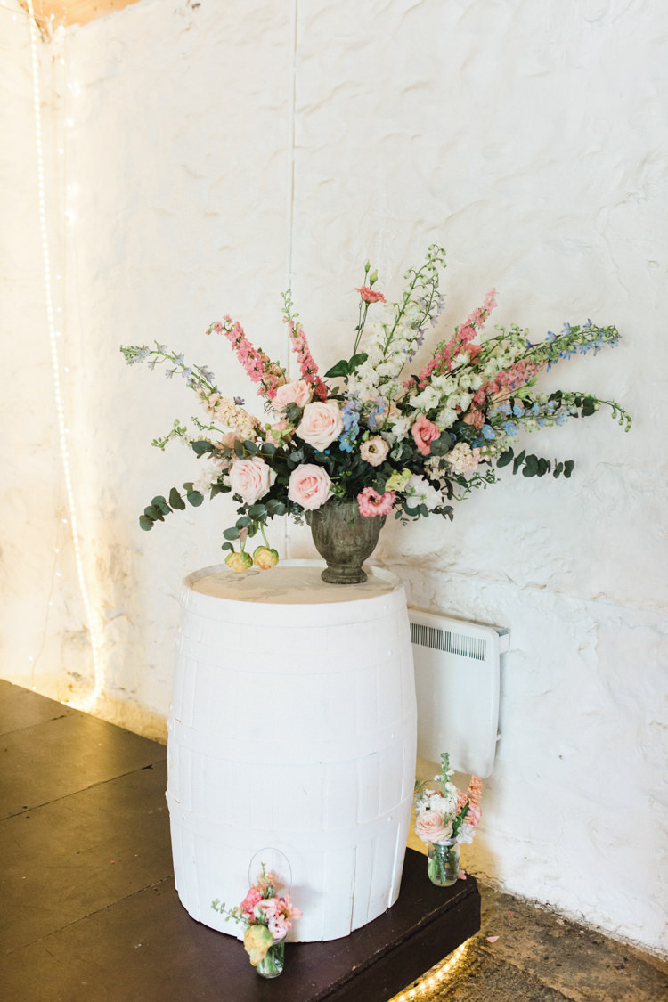 Flowers Pink Yellow Blue Peony Ranunculus RoseThe Prettiest Spring Barn Pastels Wedding https://www.thegibsonsphotography.co.uk/