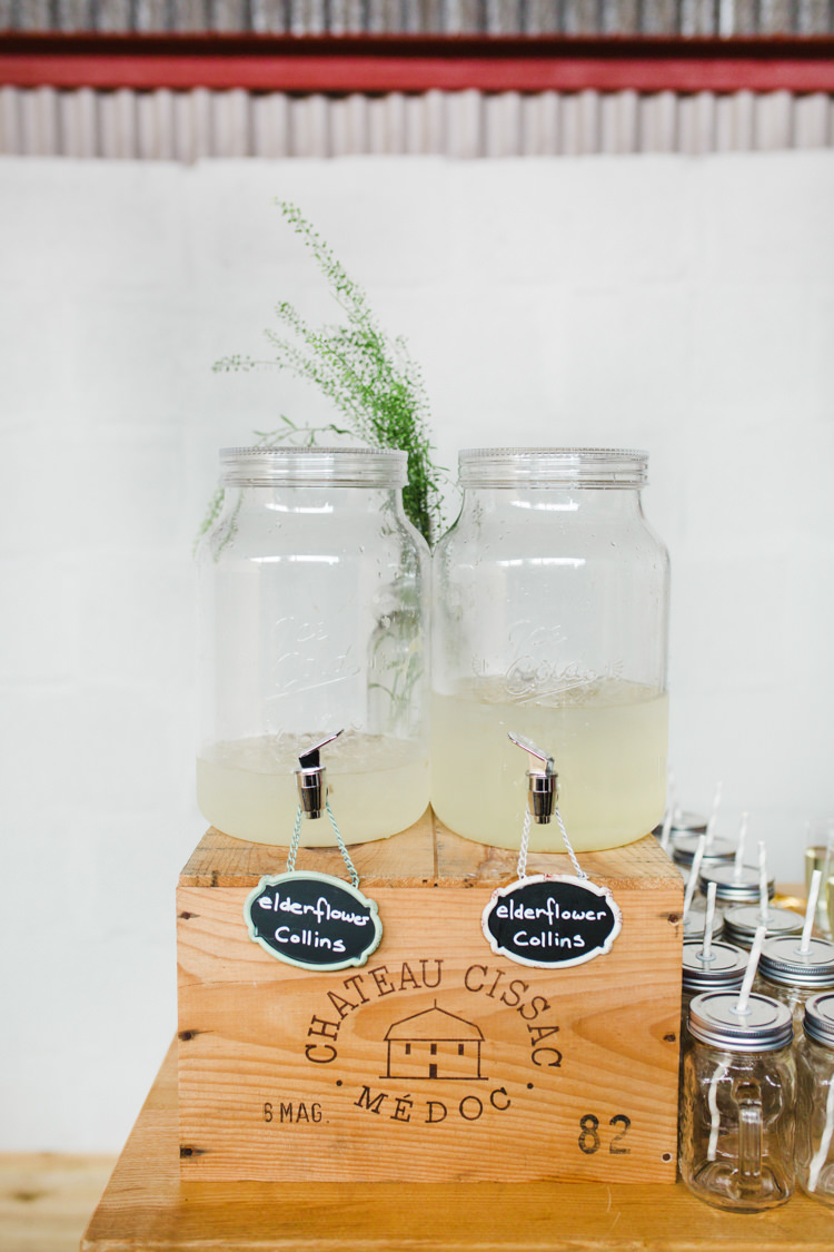 Drink Dispensers Bar Station The Prettiest Spring Barn Pastels Wedding https://www.thegibsonsphotography.co.uk/