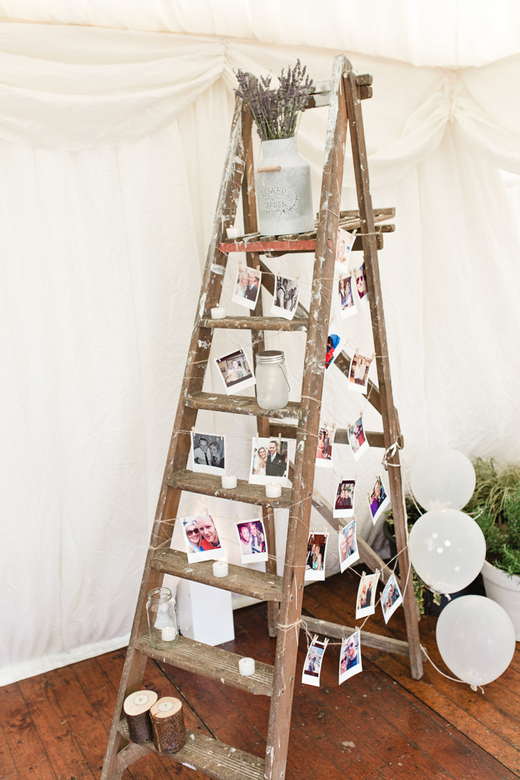 Wooden Ladder Decor Photos The Prettiest Spring Barn Pastels Wedding https://www.thegibsonsphotography.co.uk/