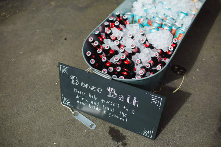 Booze Bath Drinks Bar Station The Prettiest Spring Barn Pastels Wedding https://www.thegibsonsphotography.co.uk/