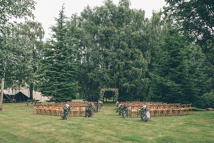 Outdoor Ceremony UK Wales Beautiful Floral Bohemian Garden Wedding http://rachellambertphotography.co.uk/