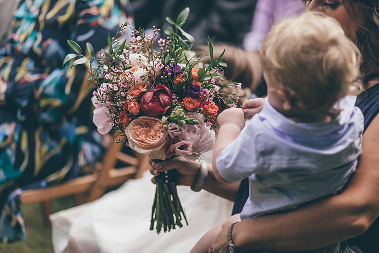 Bouquet Flowers Bride Bridal Peony Rose Wax Beautiful Floral Bohemian Garden Wedding http://rachellambertphotography.co.uk/