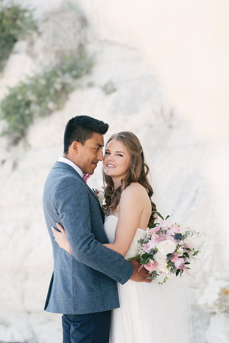 Bride Bridal Hairpiece Headpiece Cathedral Veil Davids Bridal Blush Pink Peony Rose Thistle Stocks Groom Ted Baker Zara Wool Jacket Bow Tie Crafty Pretty Pastel Budget Wedding http://lilysawyer.com/