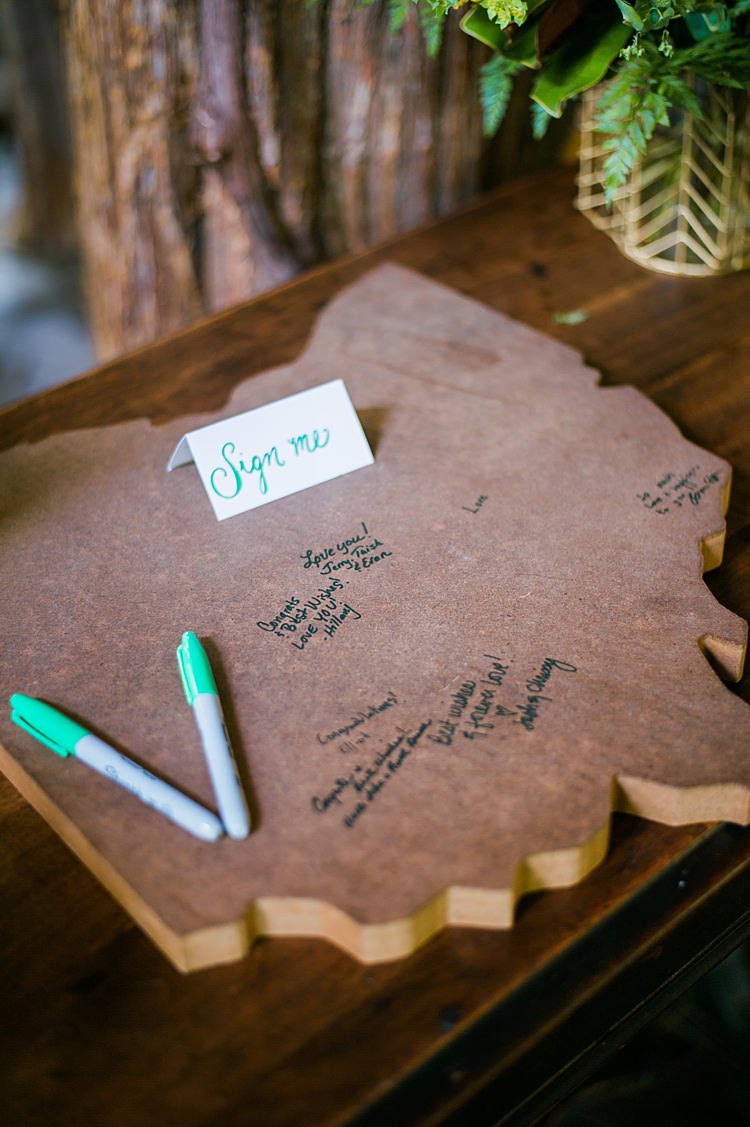 Guestbook Wooden Jigsaw Whimsical Woods Wedding Barn Ohio http://www.connectionphotoblog.com/