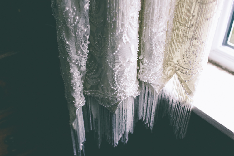Beaded Flapper Vintage Dress Magical Industrial City Vintage Wedding http://www.emmaboileau.co.uk/