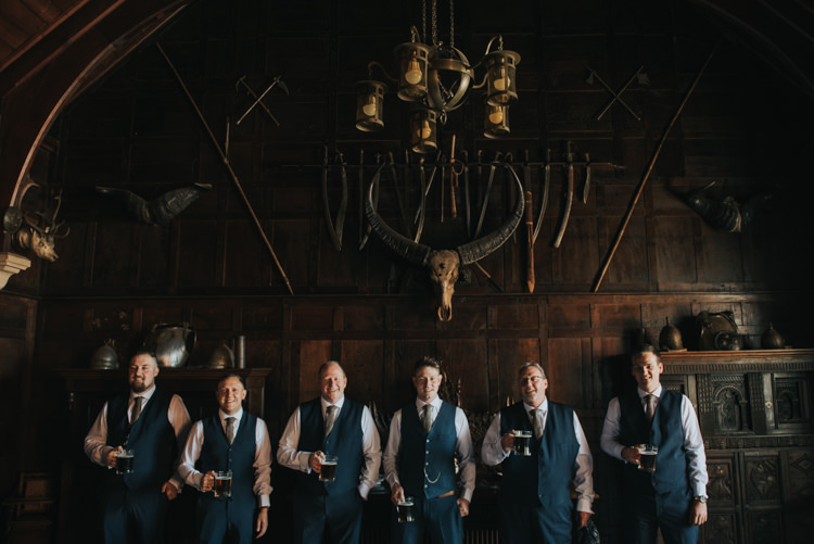 Groom Groomsmen Waistcoats Suits Style Herbs Flowers Home Made Walled Garden Wedding https://www.rosiekelly.co.uk/