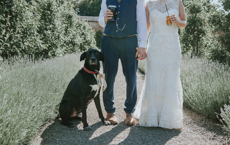Pet Dog Herbs Flowers Home Made Walled Garden Wedding https://www.rosiekelly.co.uk/