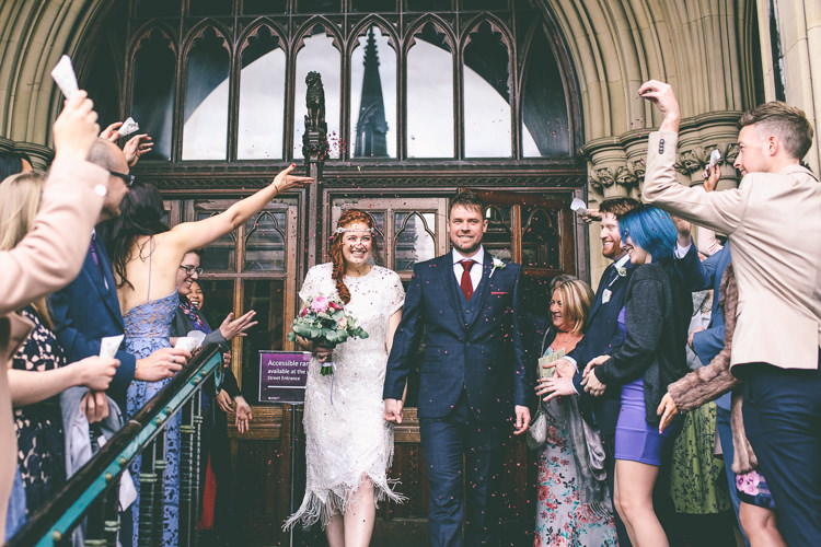 Confetti Throw Magical Industrial City Vintage Wedding http://www.emmaboileau.co.uk/