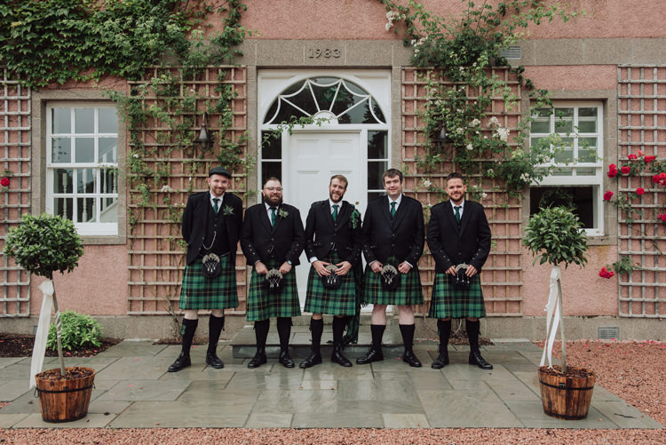 Green Kilt Groom Groomsmen Enchanting Ancient Forest Wedding http://donnamurrayphotography.com/
