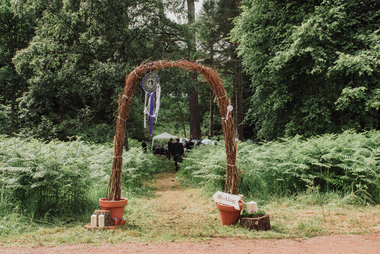 Willow Archway Enchanting Ancient Forest Wedding http://donnamurrayphotography.com/