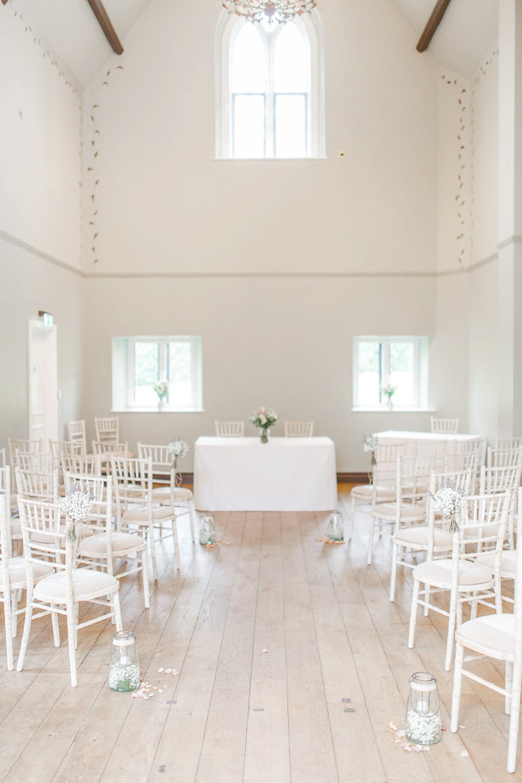 Petal Aisle Jars Decor Ceremony Romantic Rustic Blush Pink Wedding http://whitestagweddings.com/