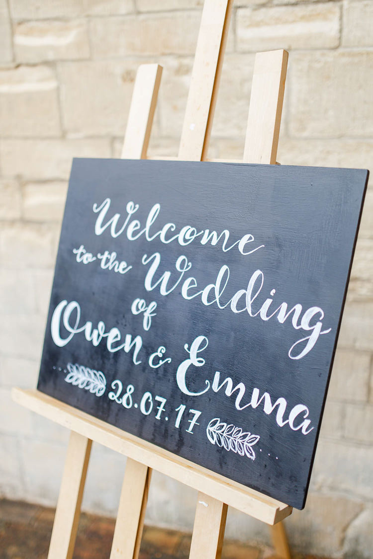 Chalk Black Board Welcome Sign Calligraphy Romantic Rustic Blush Pink Wedding http://whitestagweddings.com/