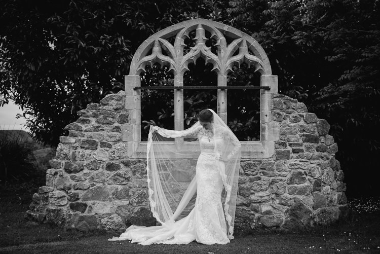 Lace Dress Gown Bride Bridal Pronovias Veil Boho Funfair Floral Country Wedding https://www.jonnybarratt.com/