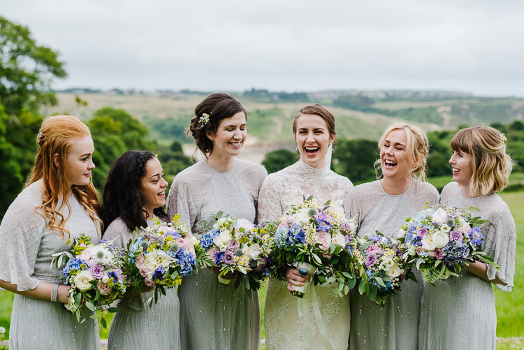 Beaded Sequin Grey Bridesmaid Dresses Sleeves Boho Funfair Floral Country Wedding https://www.jonnybarratt.com/