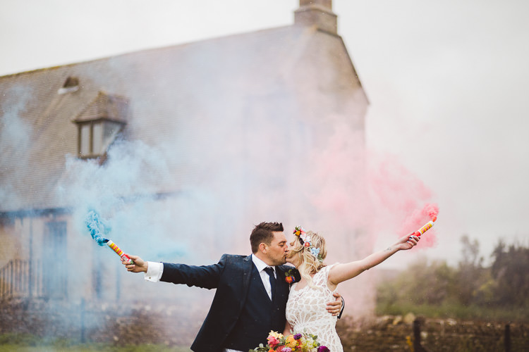 Smoke Bomb Wedding Portraits Images Photographs http://www.nicolacasey.photography/