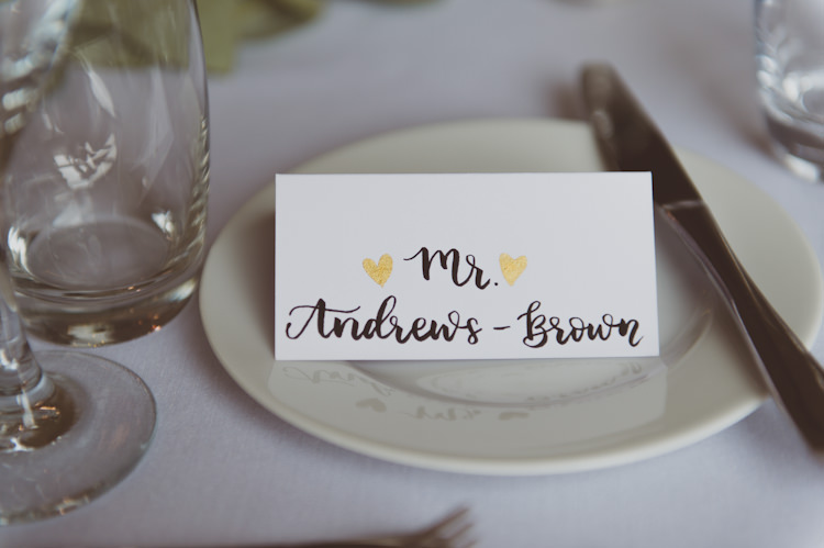Place Name Card Calligraphy Stylish Festival Tipi Wedding http://sashaweddings.co.uk/