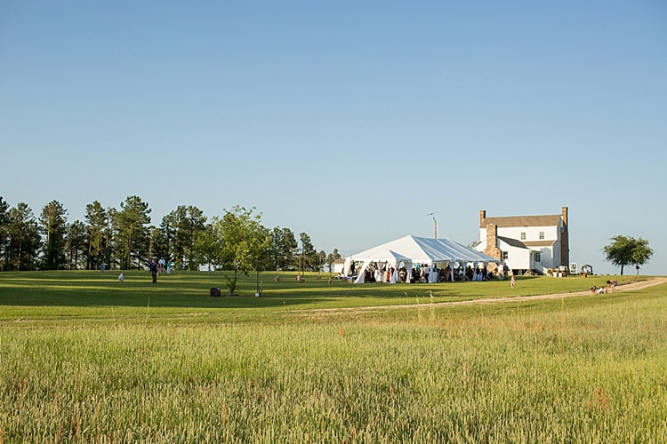 Outdoor Field Marquee Intimate Farmhouse Wedding South Carolina https://jessicahuntphotography.com/