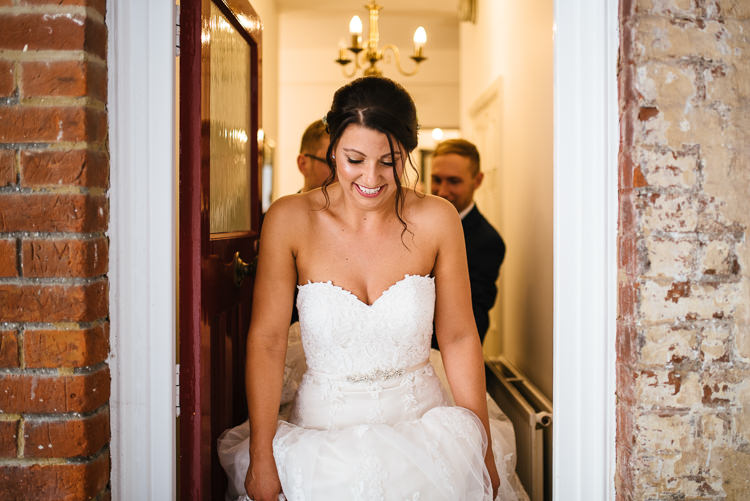 Strapless Lace Dress Gown Bride Bridal Magical Woodland Glade Tipi Wedding http://johnnydent.co.uk/