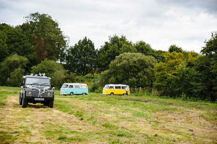 Jeep VW Campervans Magical Woodland Glade Tipi Wedding http://johnnydent.co.uk/