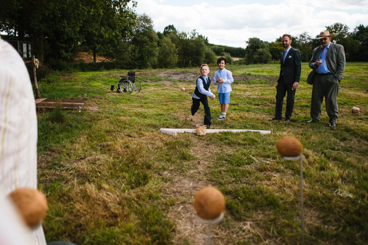 Coconut Shy Games Magical Woodland Glade Tipi Wedding http://johnnydent.co.uk/