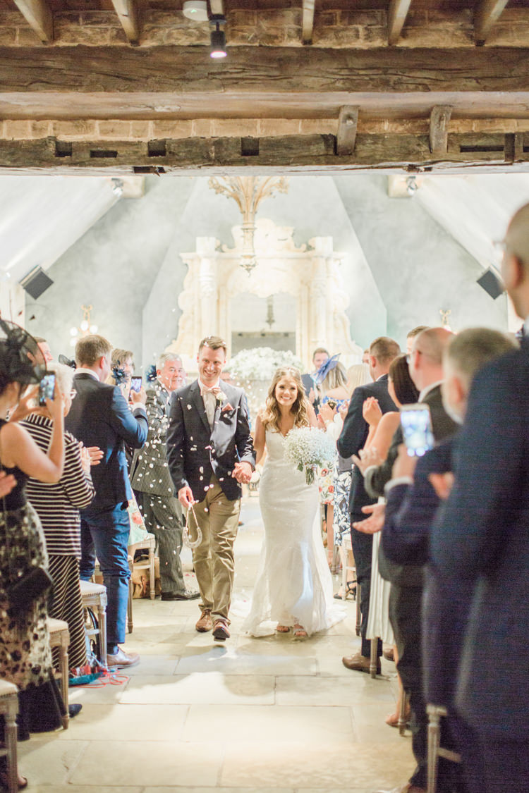 Confetti Throw Aisle Simple Elegant Luxe Blush Pink Wedding http://katymelling.com/