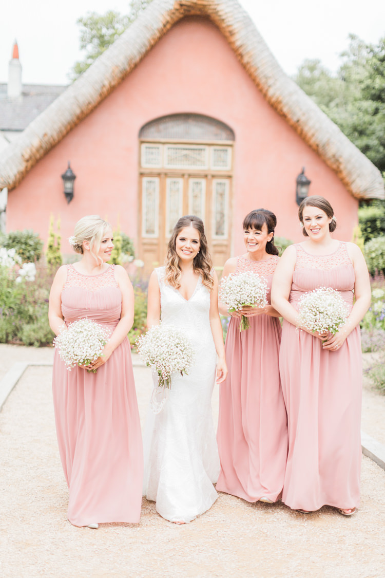 Long Maxi Bridesmaid Dresses Simple Elegant Luxe Blush Pink Wedding http://katymelling.com/