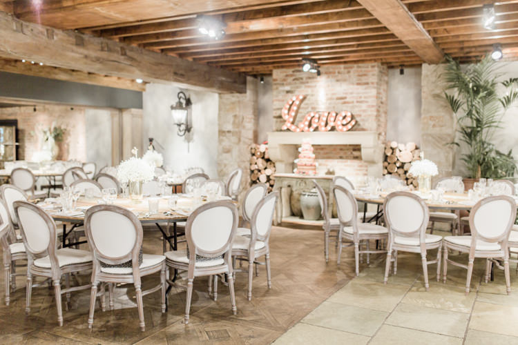 Le Petit Chateau Venue Reception Simple Elegant Luxe Blush Pink Wedding http://katymelling.com/