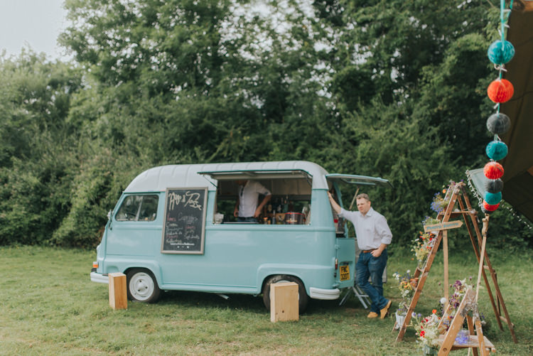 Crepe Van Food Truck Incredibly Pretty Thoughtful Tipi Wedding http://katewatersphotography.com/