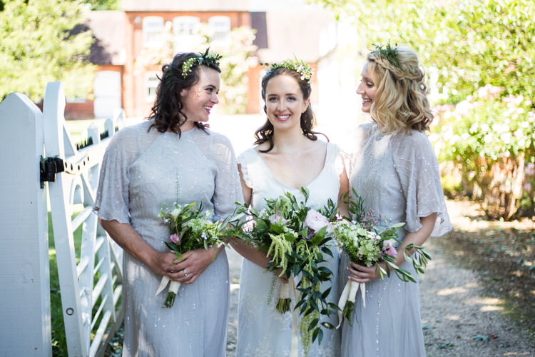 Bride Bridal Trailing Bouquet Greenery Foliage Bridesmaids ASOS Natural Outdoor Tipi Wedding https://www.ad-photography.co.uk/