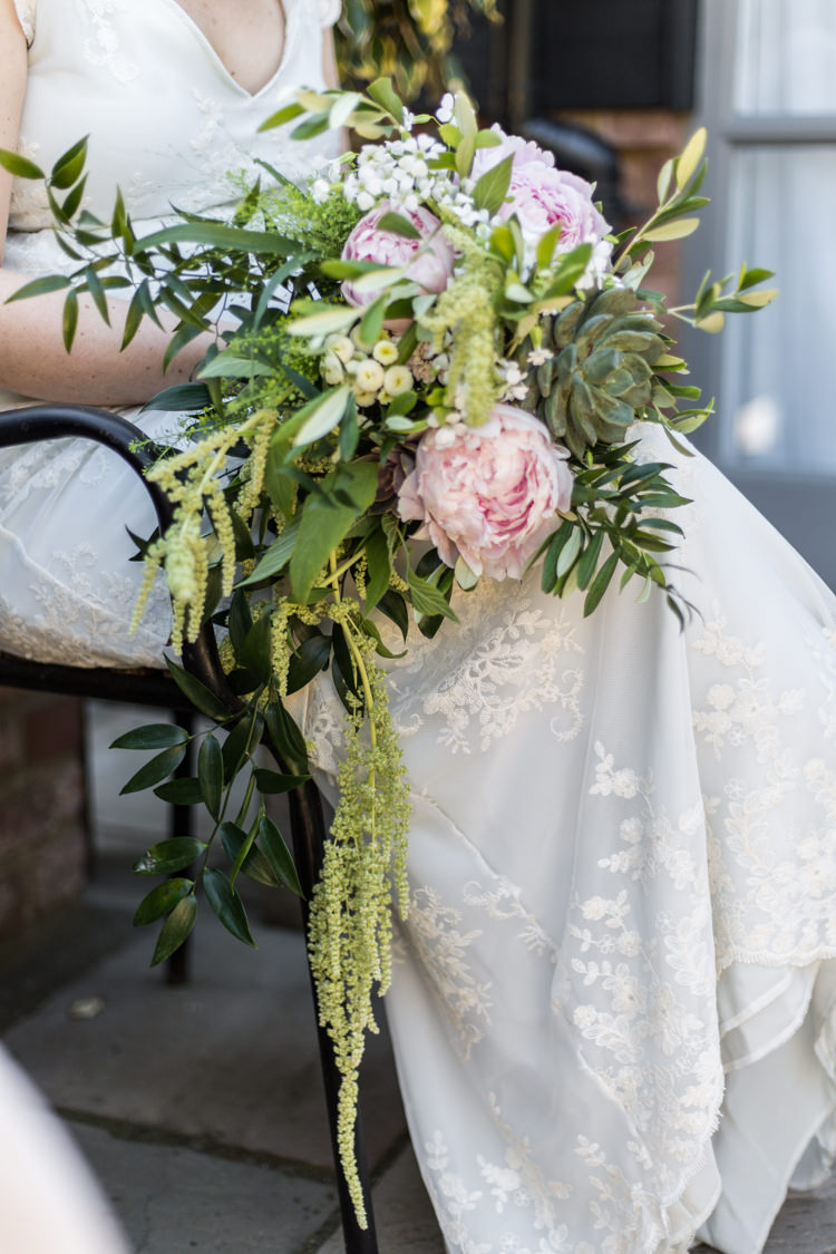 Bride Bridal Bouquet Greenery peony Succulents Natural Outdoor Tipi Wedding https://www.ad-photography.co.uk/