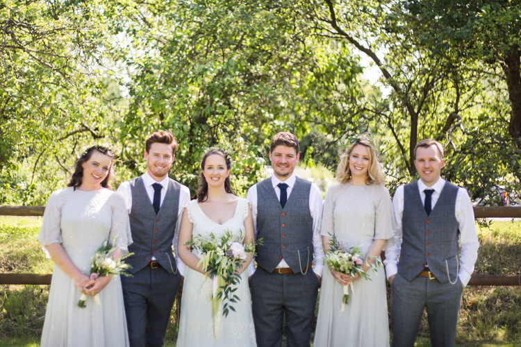 Bespoke Bride This Modern Love Bridal Greenery Foliage Hair Vintage Suit Groom Waistcoat Tweed Pocket Watch Chain Blue ASOS Bridesmaids Natural Outdoor Tipi Wedding https://www.ad-photography.co.uk/