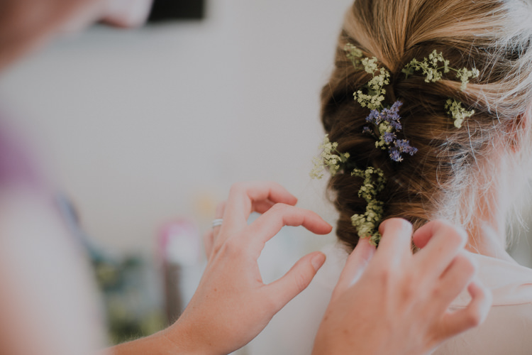 Flowers Hair Bride Bridesmaid Vintage Circus Funfair Wedding http://theliferomantic.co.uk/