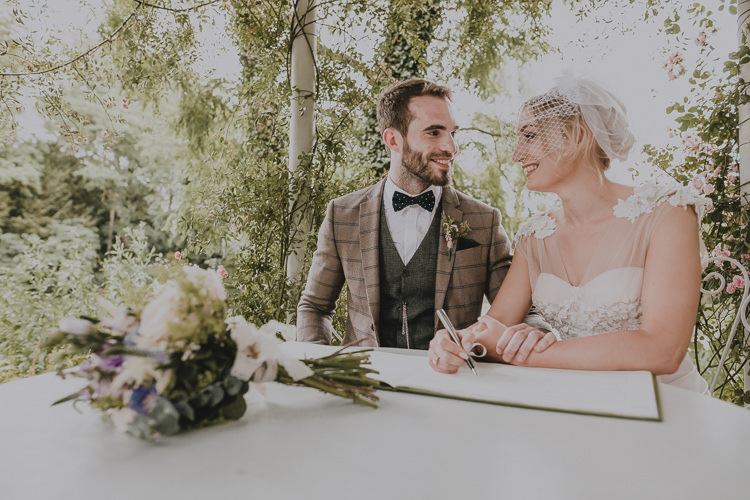 Outdoor Ceremony Vintage Circus Funfair Wedding http://theliferomantic.co.uk/