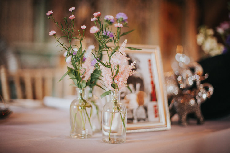 Bottle Flowers Decor Vintage Circus Funfair Wedding http://theliferomantic.co.uk/